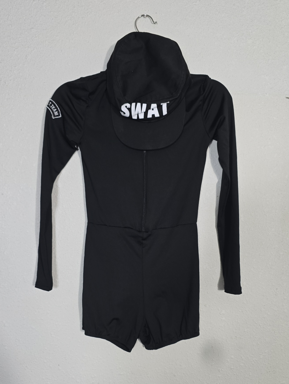 SWAT Black Women’s Long-Sleeve Swim Suit with Hood